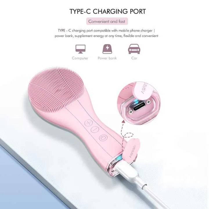 سيليكون لتنظيف الوجه كهربائي - Device Electric Waterproof Facial Cleanser