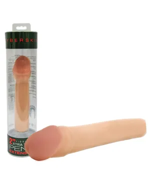 2" Cyberskin XtraThick Vibrating Transformer Extension - Natural