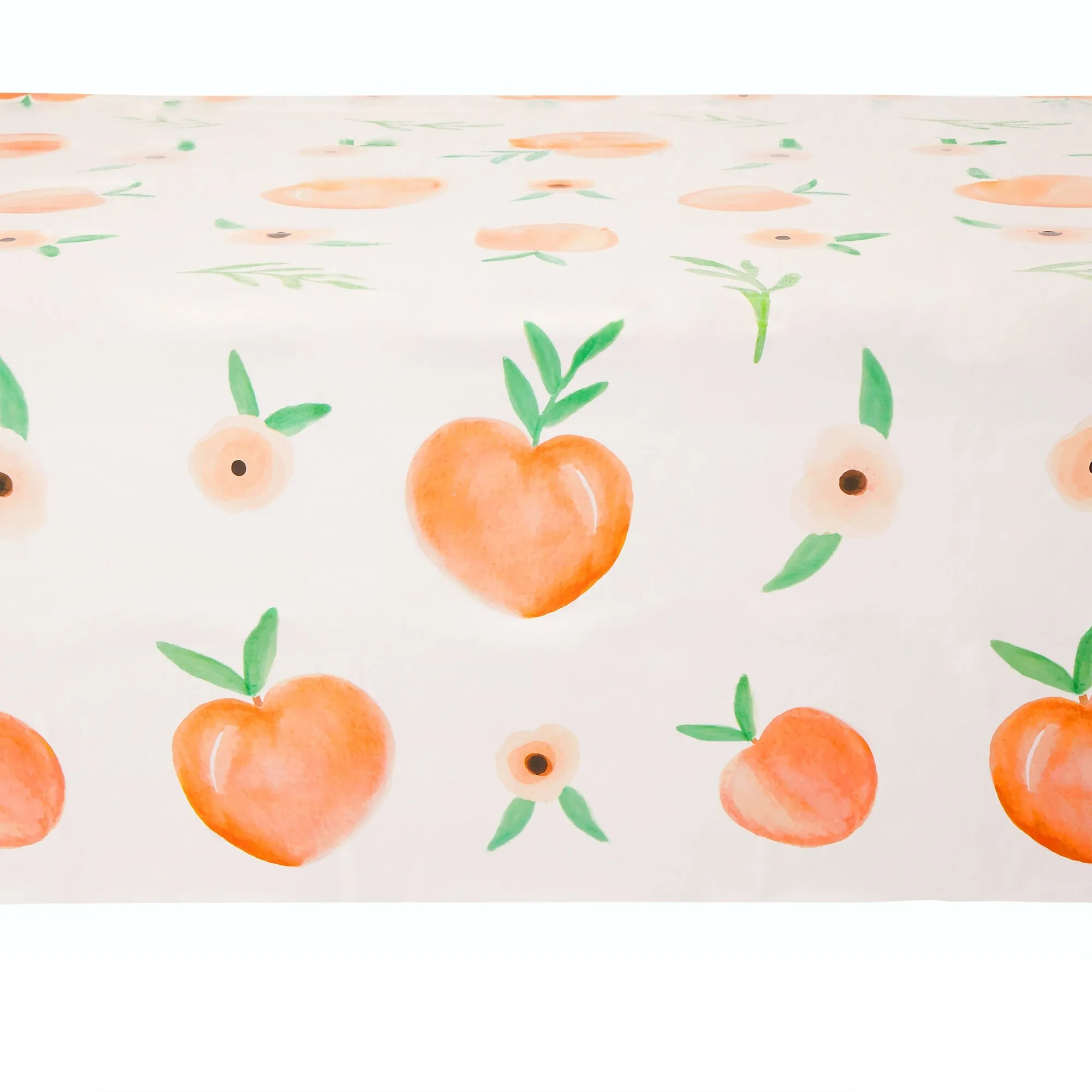 3 Pack Sweet Peach Tablecloths, 54x108 Inch Table Covers for Birthday and Baby Shower Party Supplies