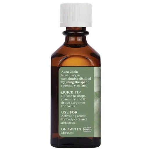 Aura Cacia Rosemary Activating Pure Essential Oil 2oz