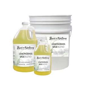 Best of Nature Lemongrass and Sage Aromatherapy Massage & Body Oil