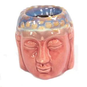 Buddha Oil Burner - Rose & Teal - Per case: 1 Piece