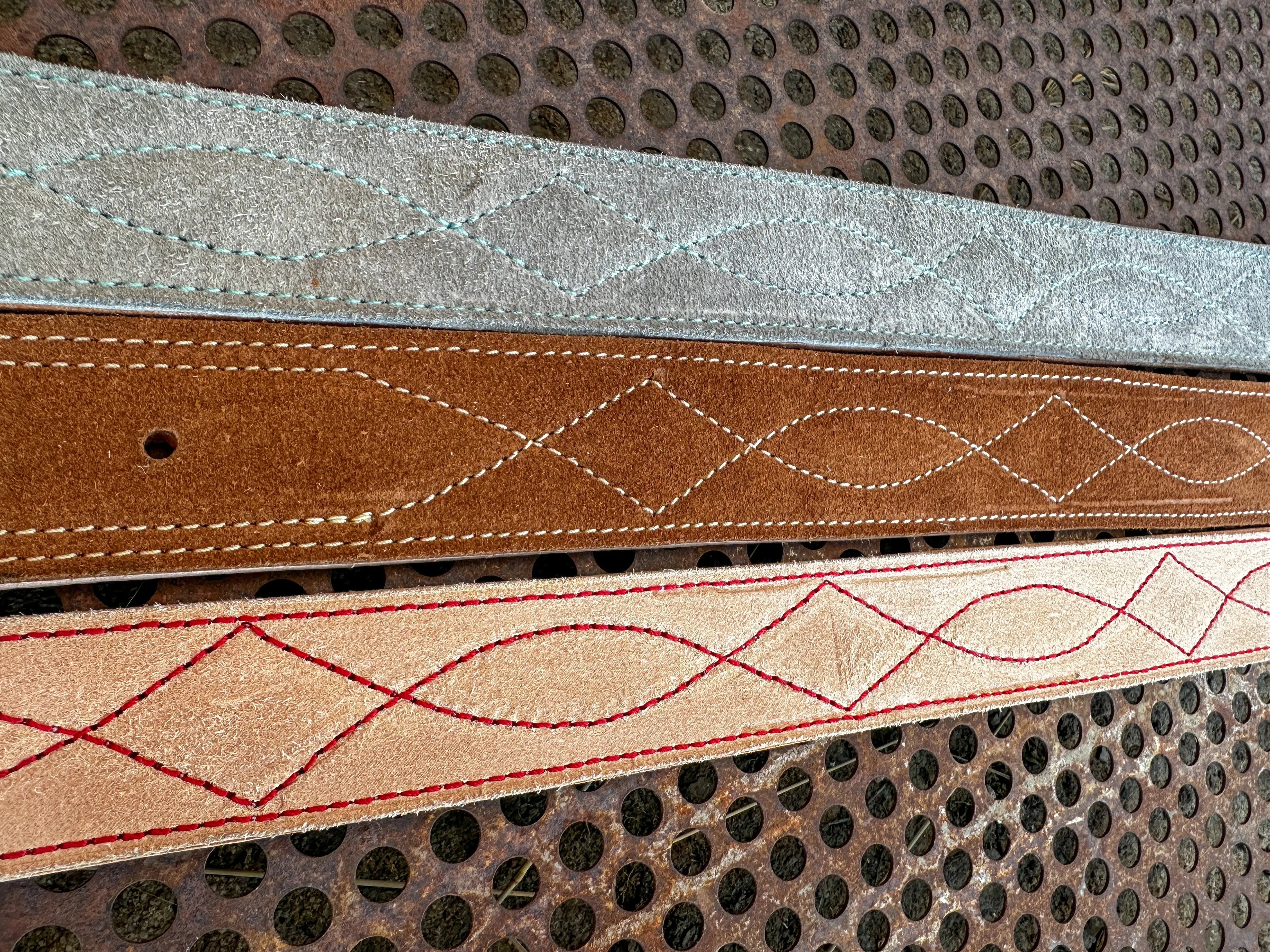 Build Your Own Boot Stitch Belt Black