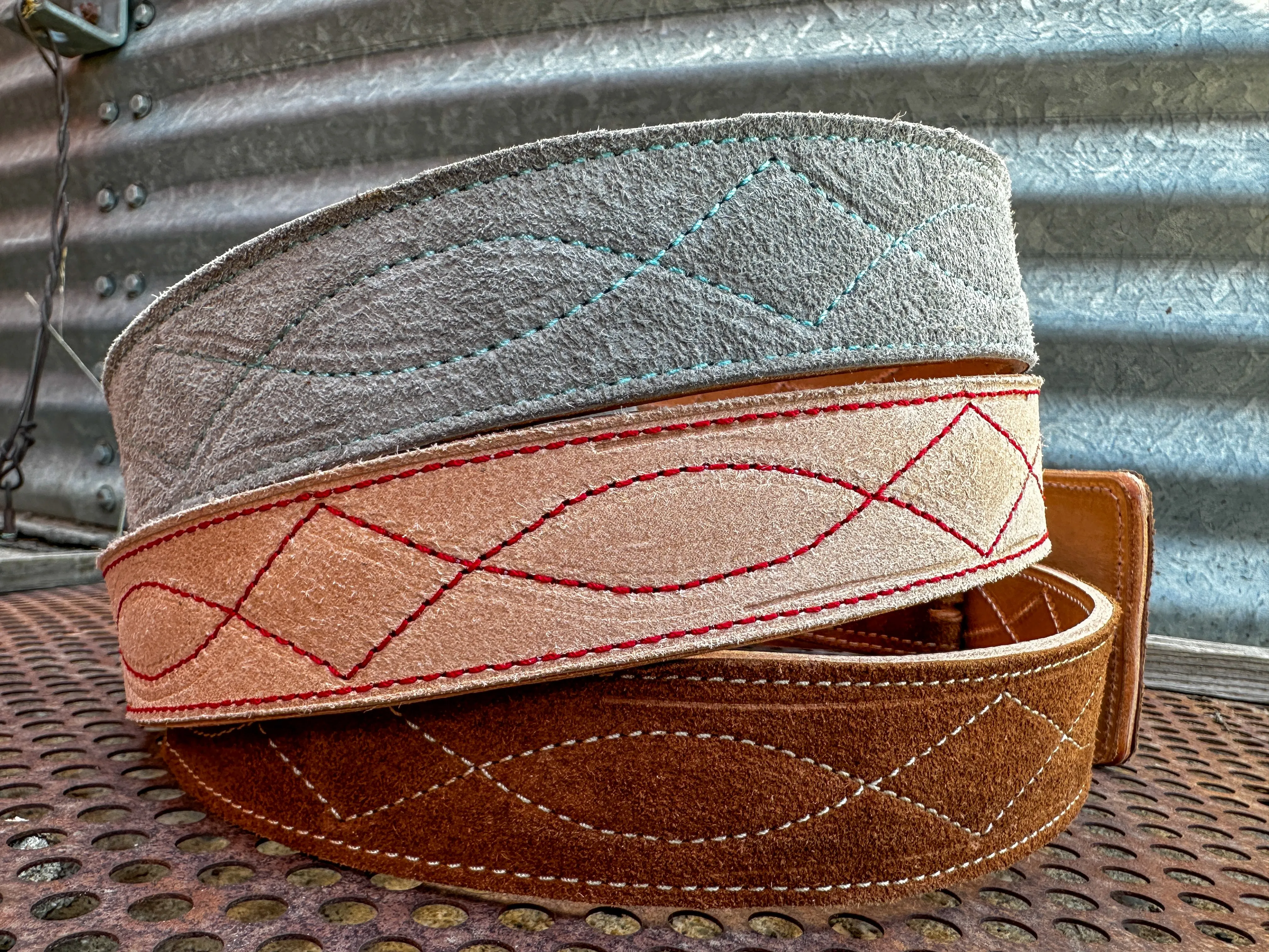 Build Your Own Boot Stitch Belt Black