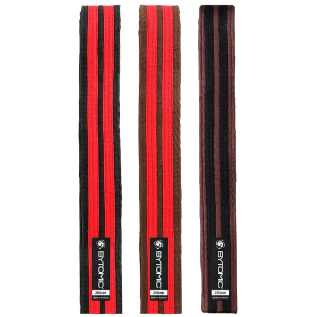 Bytomic Double Stripe Belt Purple/White