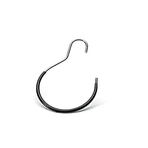 Coronet Belt Hanger, 13 x 19 cm, Metal, Silver/Black, 13 x 19 x 30 cm