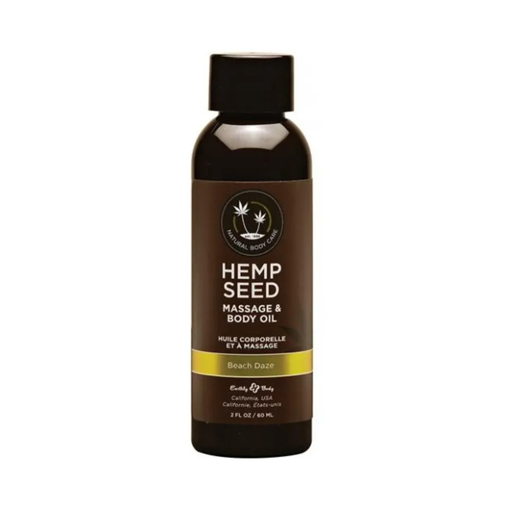 Earthly Body Massage & Body Oil - 2 oz Beach Daze