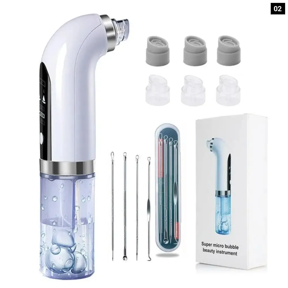 Electric Usb Rechargeable Micro Small Bubble Blackhead Remover Vacuum Cleasing Machine