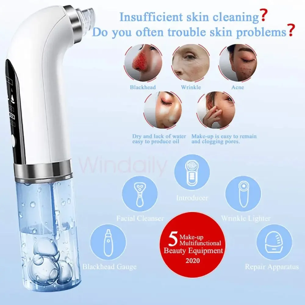 Electric Usb Rechargeable Micro Small Bubble Blackhead Remover Vacuum Cleasing Machine