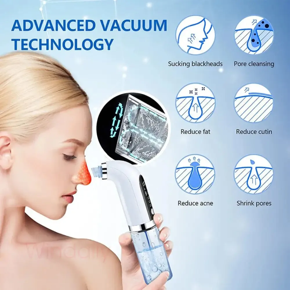 Electric Usb Rechargeable Micro Small Bubble Blackhead Remover Vacuum Cleasing Machine