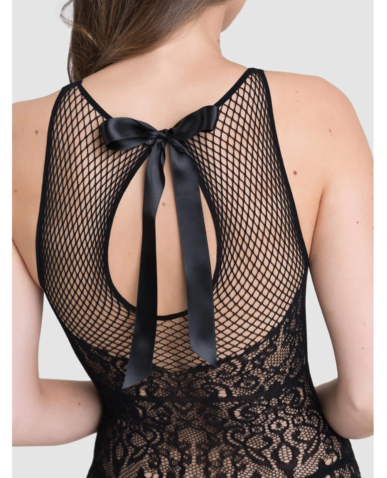 Fifty Shades of Grey Captivate Lacy Body Stocking Black O/S