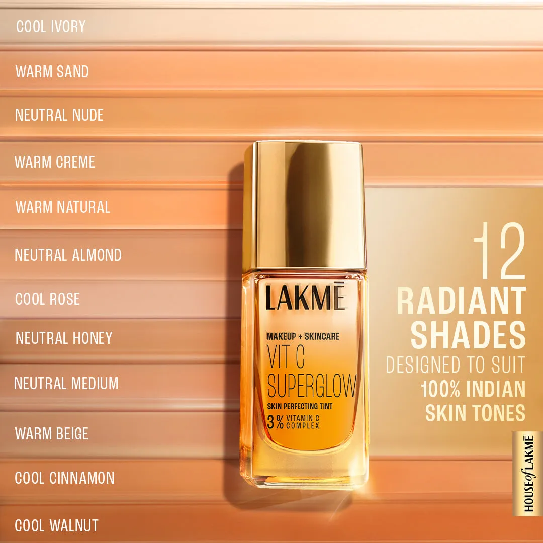 Lakmē VitC Superglow Tint, Compact & Concealer Trio