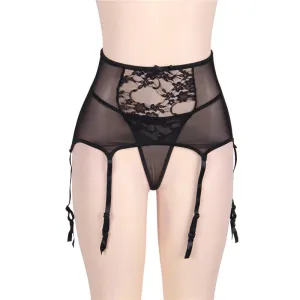Large Size sexy Lingerie Wholesale Sexy Lace Garter Panties Perspective Breasted Slim