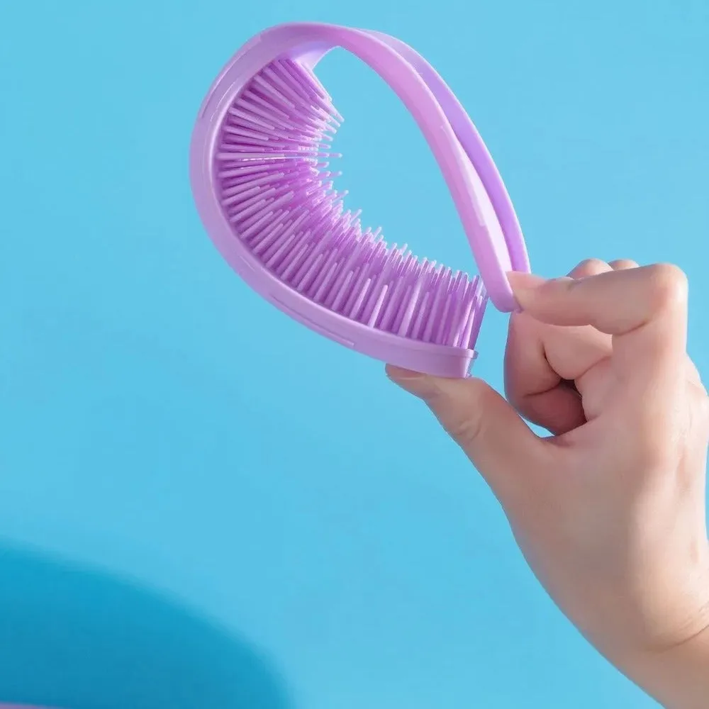 Long Handle Anti-Static Scalp Massage & Detangling Hair Brush
