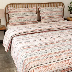 Meghwal Stripe Duvet Cover - Grey