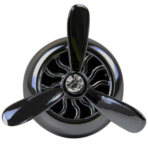 Metallic Black Fan Style Car Vent Diffuser
