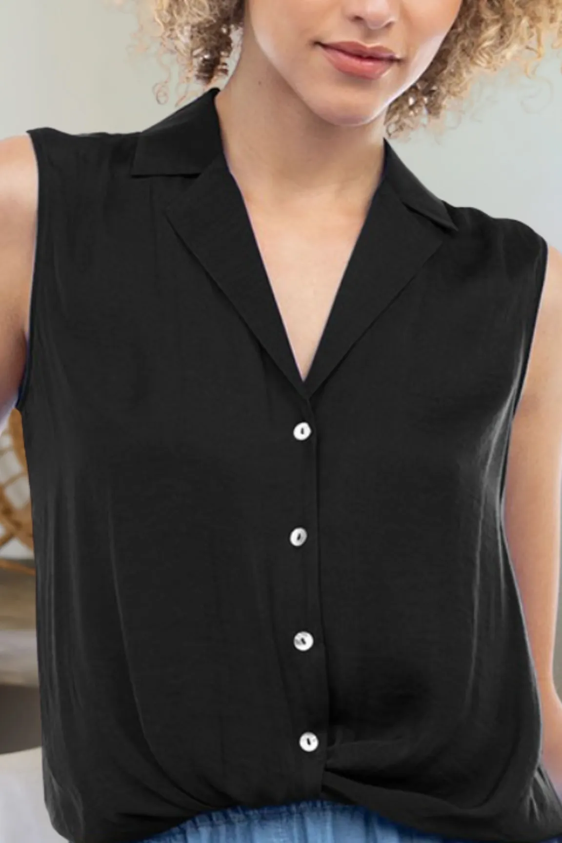 Monica Knot Blouse- 3 Colors