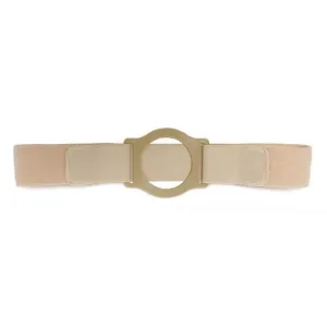 Nu-Comfort 2" Wide Beige Support Belt 2-7/8" I.D. Ring Plate 41" - 46" Waist X-Large, Latex-Free