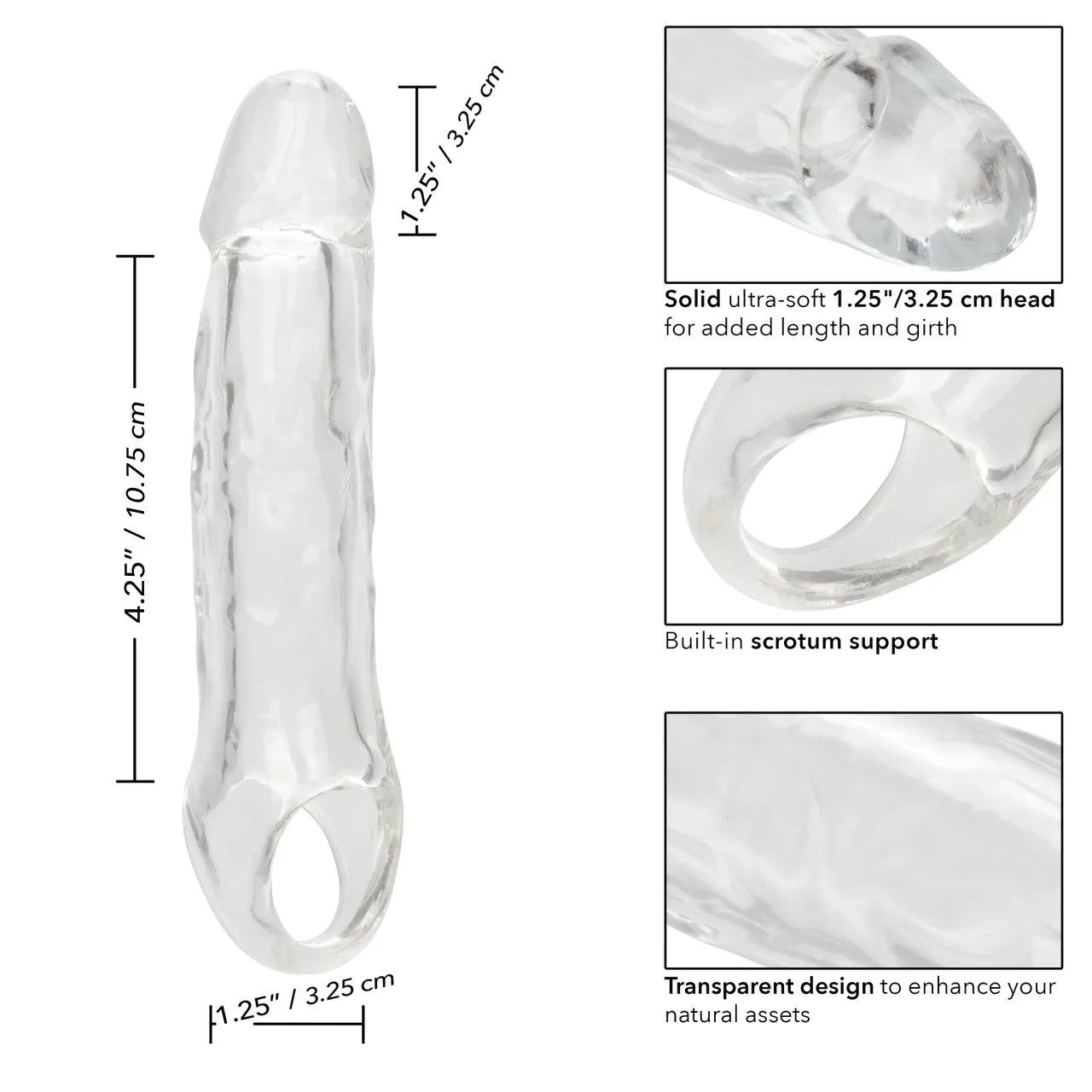 Performance Maxx Clear Extension 5.5 inches
