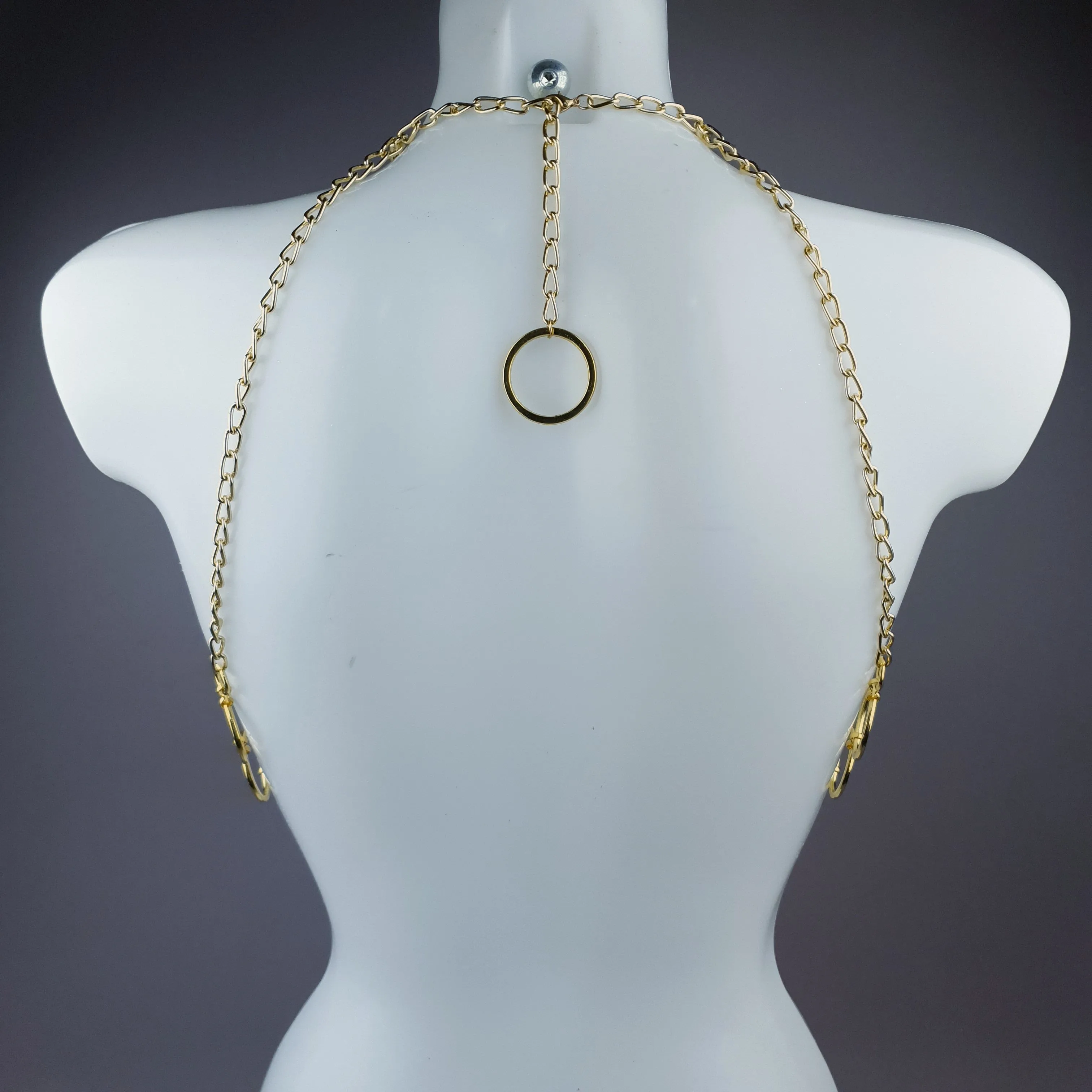 "Sapphira" Gold Jewellery Harness