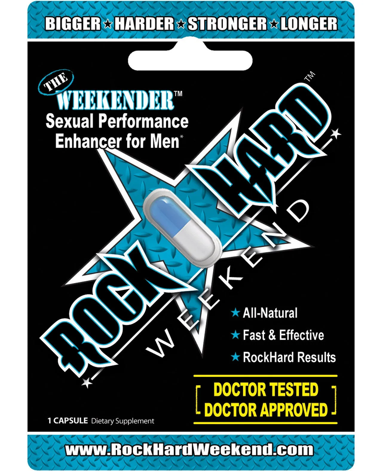RockHard Weekend - 1 Capsule Pack