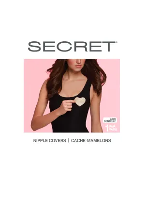 SECRET® Lace Heart Nipple Covers - 1 Pair