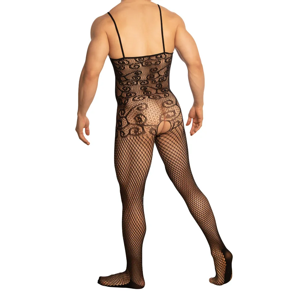 Secret Male SMC009 Sexy  Crocheted Fishnet Bodystockings Accessories