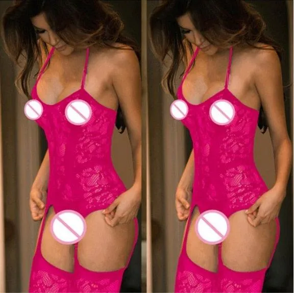 Sexy Lingerie Erotic Mesh Fishnet Bodystockings ,Thong set