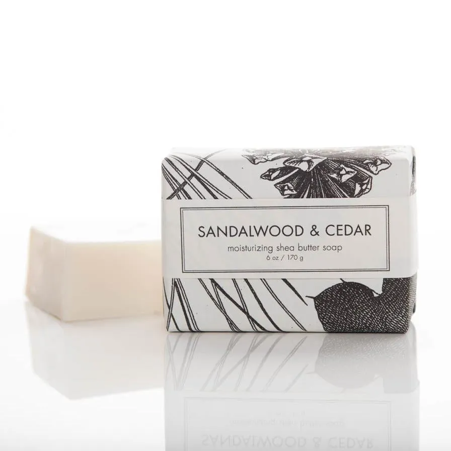 Shea Butter Bath Bar (Sandalwood & Cedar)