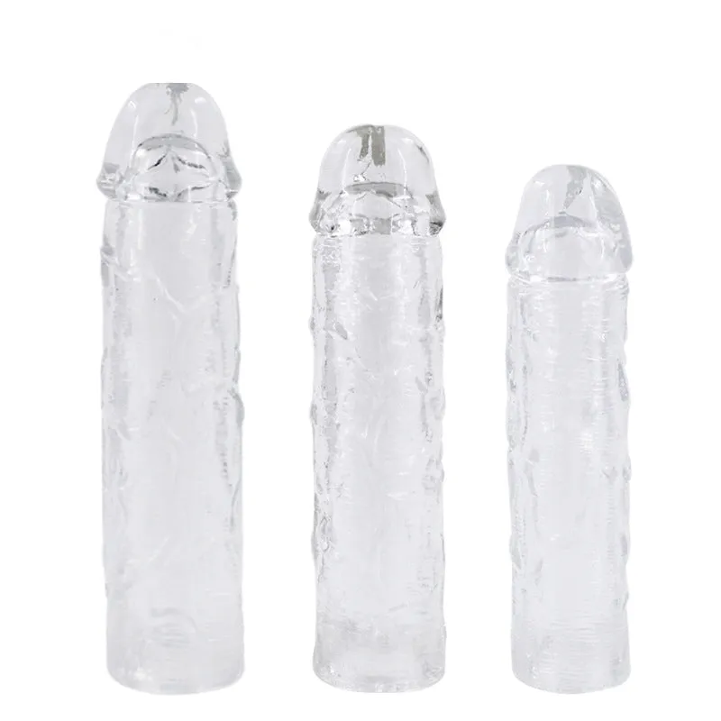 Silicone Male Enhancement Penis Extender Sleeves 3 Set)