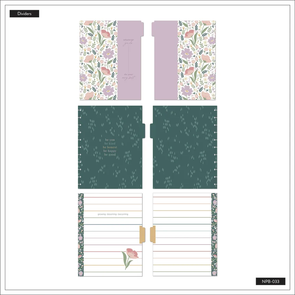 Subtle Sophisticated - Dotted Lined Big Notebook - 60 Sheets