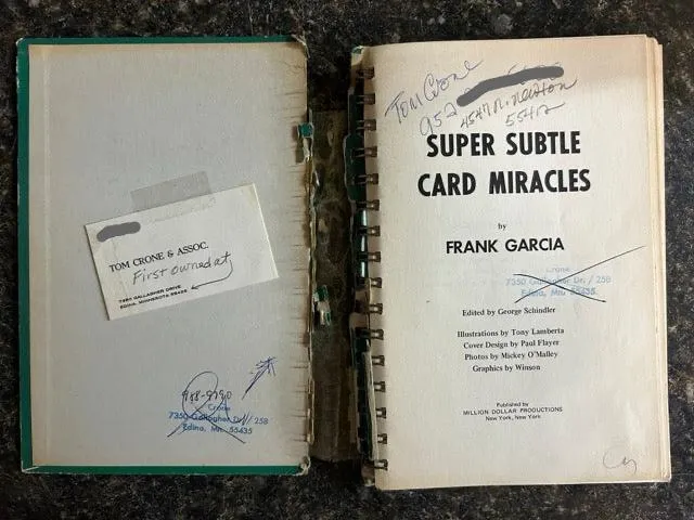 Super Subtle Card Miracles (Loose Covers)- Frank Garcia