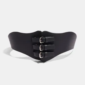 THREE BUCKLE WING CORSET
