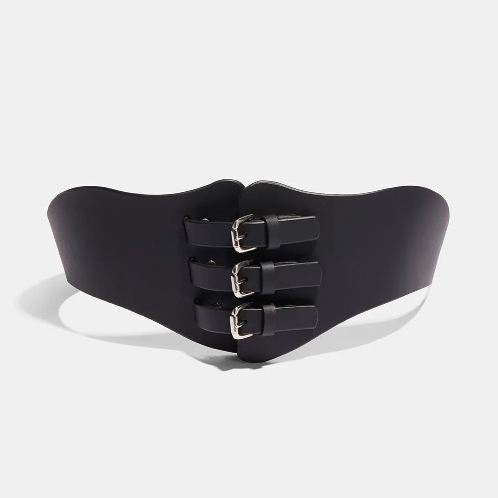 THREE BUCKLE WING CORSET