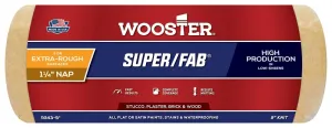 Wooster R243-9 Roller Cover, 1-1/4 in Thick Nap, 9 in L, Knit Fabric Cover, Golden Yellow :EA: QUANTITY: 1
