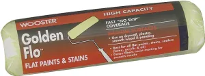 Wooster RR664-9 Roller Cover, 1-1/4 in Thick Nap, 9 in L, Fabric Cover, Yellow :EA: QUANTITY: 1